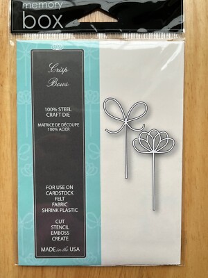 NEW Memory Box Metal Cutting Die set Crisp Bows 98197 | eBay