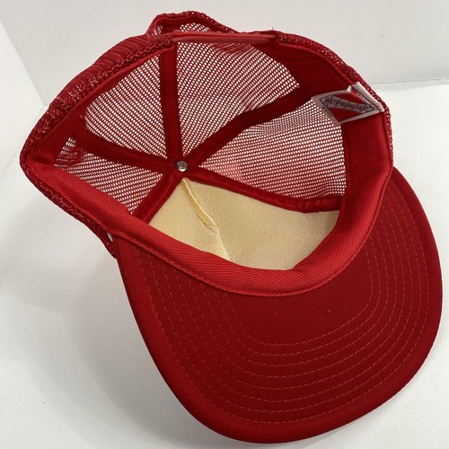 Vintage Ryder PIE Nationwide Mesh Rare Red Color Trucker Hat Snapback Cap - Picture 7 of 8