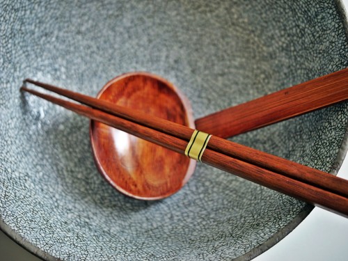 Ramen Bowl Set für 2 Personen, Schüssel, Stäbchen, Löffel, japan. Nudelgerichte - Bild 4 von 4