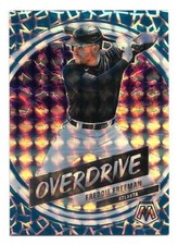 Freddie Freeman 2021 Panini Mosaic Overdrive #1   Atlanta Braves SSP Case Hit
