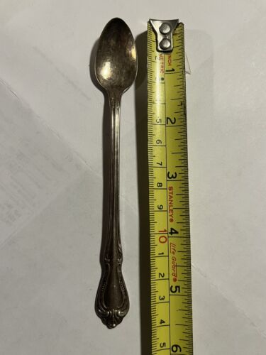 "Cucchiaio bambino placcato argento WM A Rogers Oneida LTD VINTAGE 5,5"""