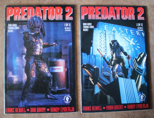 Predator 2 Movie Adaptation #1 & 2 lot Complete Set 1991 Trading Card Insert - Picture 2 of 11