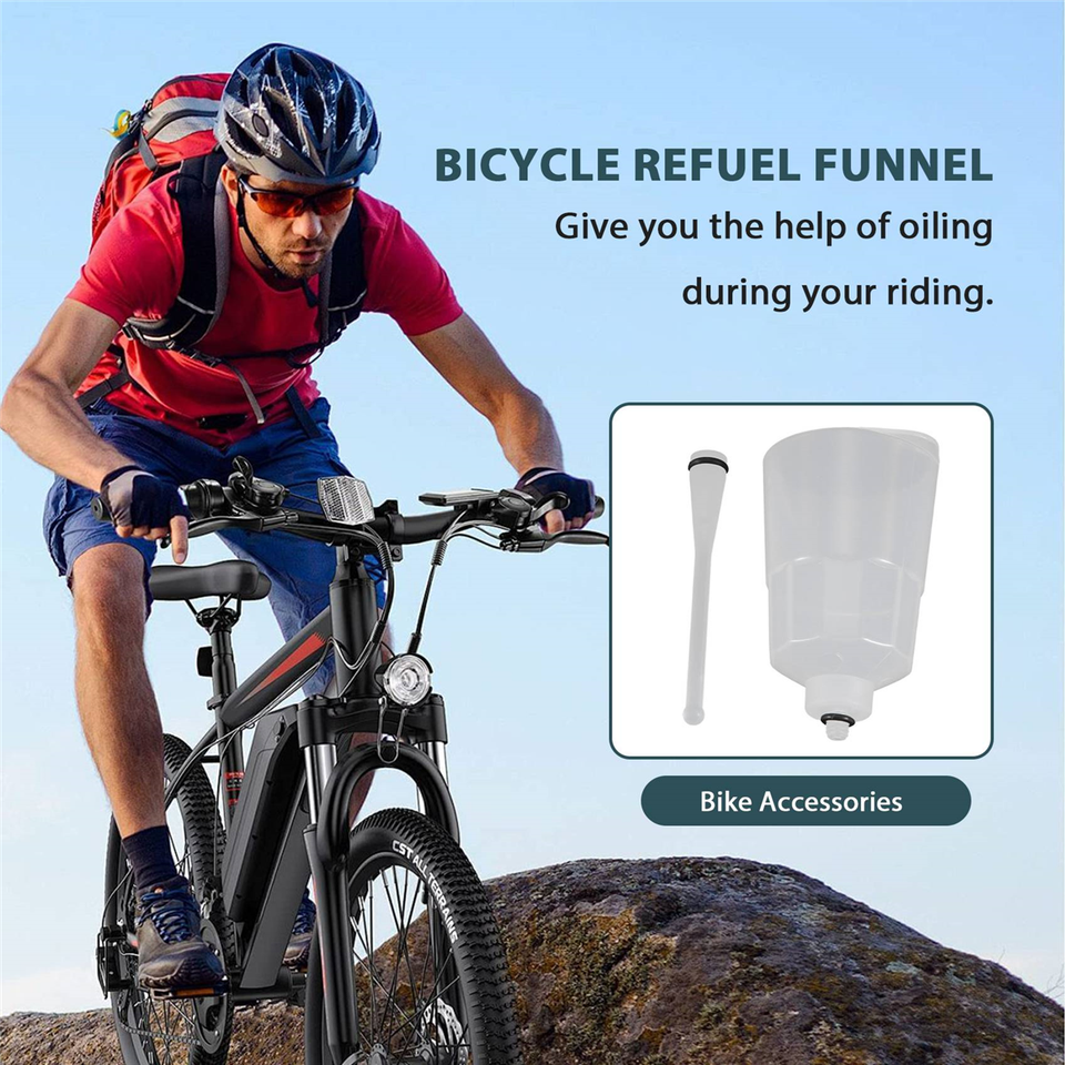 Hydraulic Brake Bleed Kit for Brake System, Mineral Oil Brake, Funnel