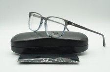 NEW RAY BAN RB 5418 8254 STRIPED GRAY GRADIENT BLUE EYEGLASSES FRAME RX 56-19
