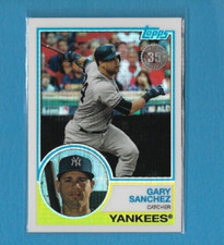 2018 Topps GARY SANCHEZ 1983 Silver Pack Chrome Baseball Card, NY Yankees #63