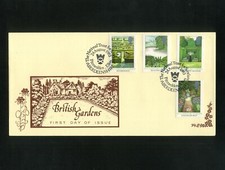 GB 1983 GREEN & CO FDC 24th Aug British gardens Pitmeddon SHS 35A  S++6y+++++X