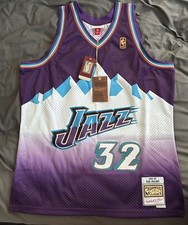 Mitchell and Ness Authentic NBA Utah Jazz Karl Malone 96-97 Basketball Jersey XL