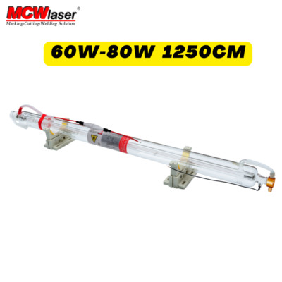 MCWlaser 60W 70W Peak 80W CO2 Laser Tube 125cm For Laser Engraver Cutter US SHIP