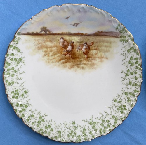 Set of 9, T&V Limoges France Game Bird Plates Multi-Bird Motifs Excellent Cond! - Afbeelding 14 van 16