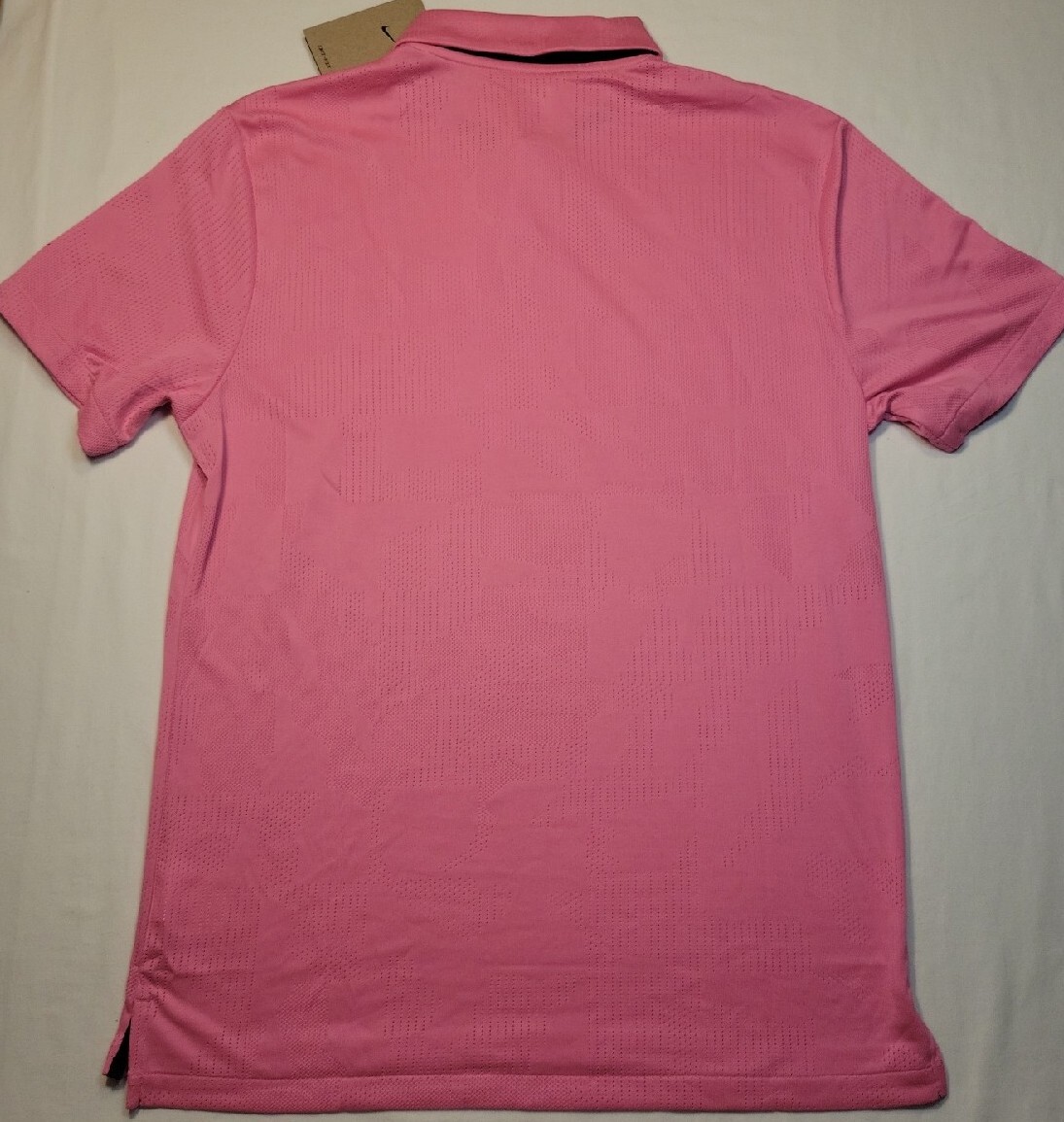 Nike Golf Men's DriFit Polo Shirt Jacquard Pink DV7528607 Sz XL FREE