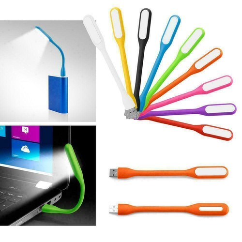 1Pz Lampada Luce LED Mini USB Flessibile Nera per Computer Notebook Laptop PC Veloce - Foto 5 di 8