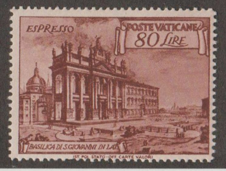 Vatican City #Mi160C Mint CV€70.00 Special sale item St. Spasm price 1949 Peter's Ch Basilicas