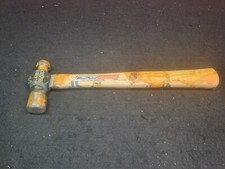 Vintage Blue Point/Snap-On Ball Peen Hammer BP16B USA 16 oz Head, Hickory Handle
