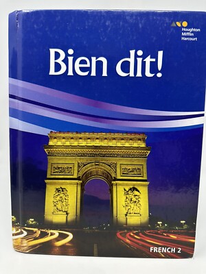 BIEN DIT!: STUDENT EDITION LEVEL 2 2018 (FRENCH EDITION) By Houghton Mifflin NEW