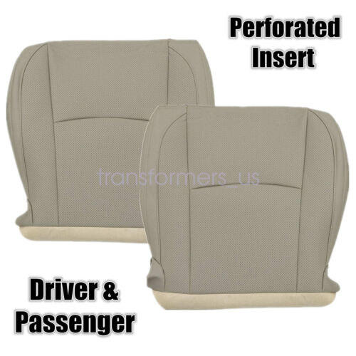 For 2003-2009 Lexus RX330 RX350 RX400h Driver & Passenger Bottom Seat Cover Tan - Picture 2 of 17