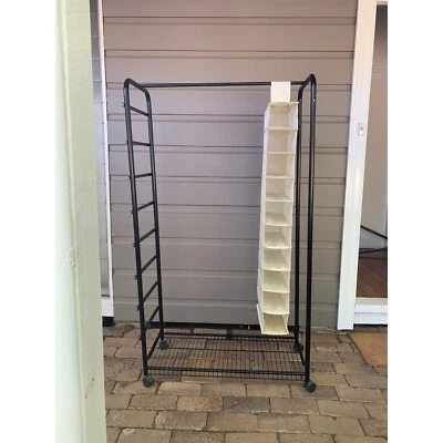Clothing Rail With Shoe Holder Wardrobes Gumtree Australia Blue