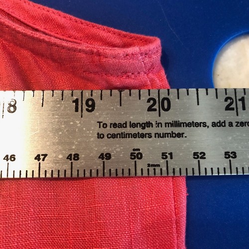 J Jill 2 PC Pink Linen A-line Tank Dress Open Crop Sweater Women's MP Pockets - Picture 10 of 17