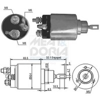 Meat & Doria Magnetschalter Starter FüR Fiat Ducato Kasten 230_ 2.5 D 230L 230