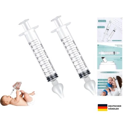 JUSONEY Nasendusche Baby – Profi-Baby Nasendusche, Mit Hochwertigen Nasenaufs...