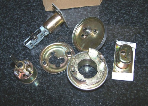 Riegel Eingang Türschloss gleichschließend kommerziell Nickel Einzylinder Daumendrehschlüssel - Bild 6 von 13