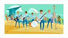 Alan Bodner SIGNED The Beach Boys Paper Print Limited Ed of 15 - Deluxe Regular