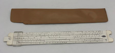 Vintage Slide Rule Acumath No. 400 with Vinyl Sheath Made In USA ACU-MATH