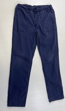 Polo Ralph Lauren Boys 100 Cotton Navy Adjustable Draw String Casual Jeans M