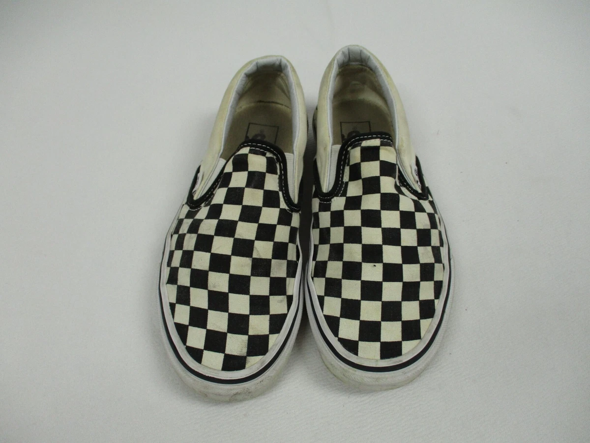 Mens check vans cheap