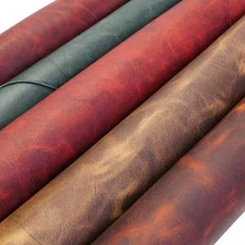 Cowboy Collection Oil Tanned Leather Sold by SLC Rough Cut by the Square Foot