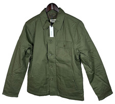 Taylor Stitch The Lined Watts Dry Waxed Cotton Jacket in Olive, S-38, MSRP 298