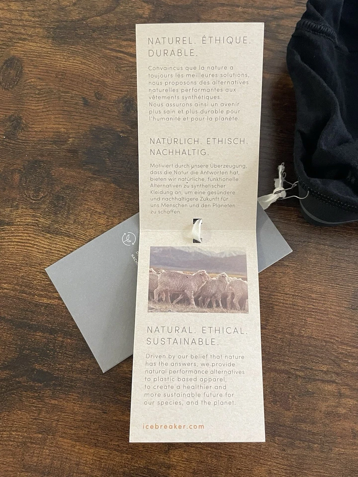 Nuevo boxer elástico para hombre Icebreaker Merino Anatomica con mosca negro talla: pequeño Foto 4 de 4