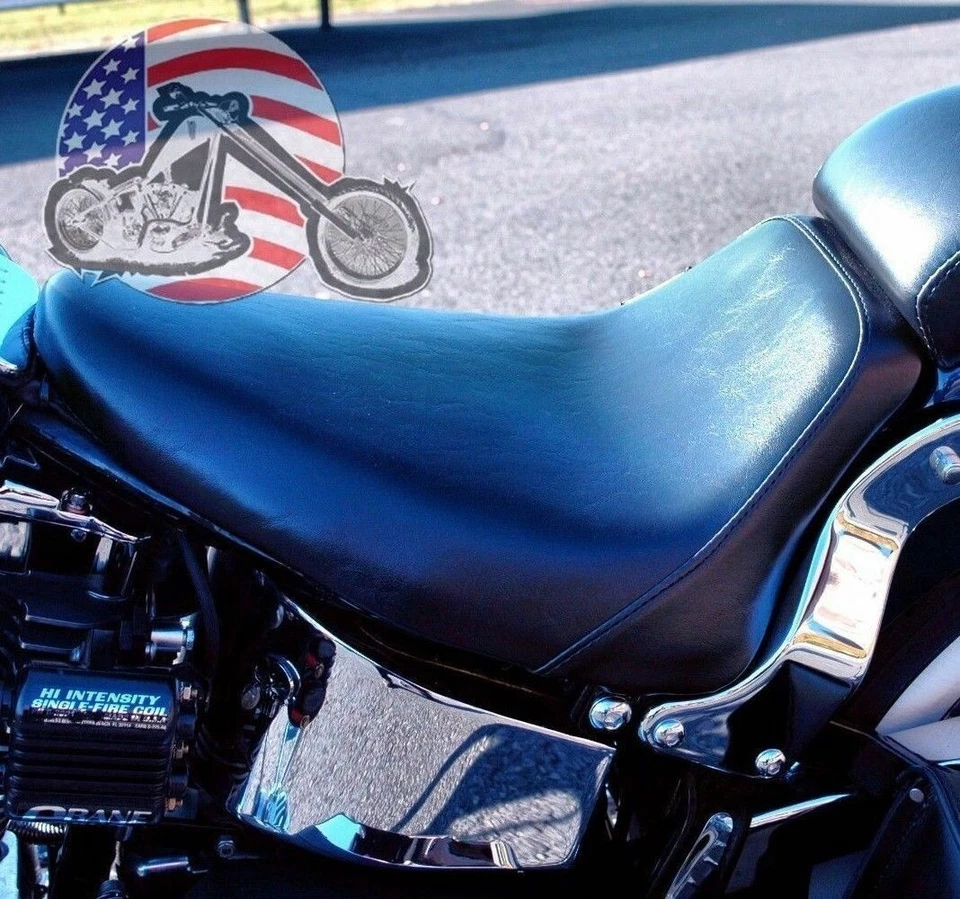 Bajo perfil LePera Le Pera Bare Bones BareBones asiento individual Harley Softail LN-007 Foto 2 de 4