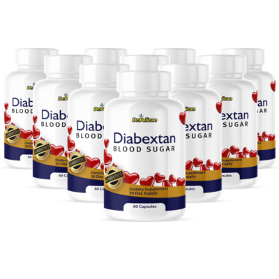 Diabextan- Blood Support- 10 Bottles- 600 Capsules