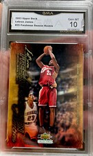 2003 UPPER DECK Rookie LEBRON JAMES  FRESHMAN Season COLLECTIBLES Gem Mint 10