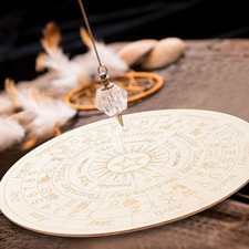 Wooden Divination Board Home Decoration Carving Divination Plate Supplies