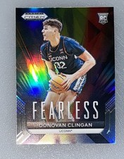 Donovan Clingan Rookie Card Silver Prizm Fearless 2024 Prizm Draft Picks #23