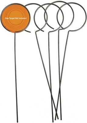 Birchwood Casey Wire Clay Target Holders for Shooting Practice - Multi 