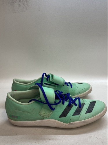 Adidas Adizero Shot Put Pulse Mint Black Track & Field Throwing Shoes Size 13