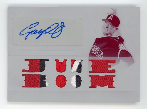 2015 TOPPS TRIPLE THREADS GARRETT RICHARDS 1/1 AUTO PATCH WHITE WHALE #TTAR-GR2
