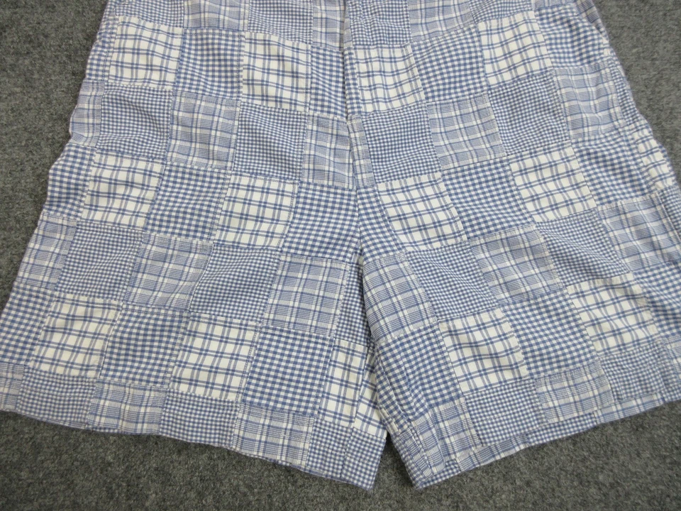 Orvis Shorts Womens 18 Patchwork Madras Plaid Classic Summer Casual Preppy - Image 2 of 4
