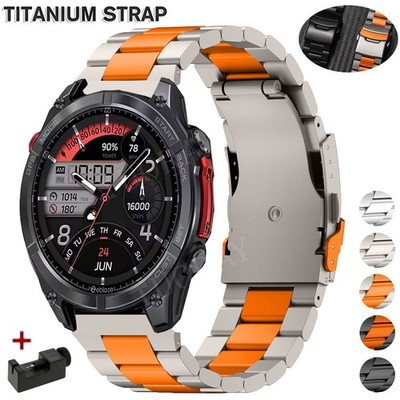 Armband für Zeblaze Stratos 4/3/2 GTR/GTS/Vibe/Btalk 3 7 Pro Plus Titan Band NEU