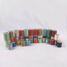 Lot Of 38 Spools Of Thread J&P Coats Assorted Colors