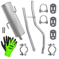 Schalldämpferset Auspuff für Peugeot 206 Fließheck 1.1, 1.4 (2003-2006)