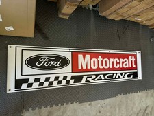 Ford Motorcraft Racing Banner 75 X 18 Heavy Vinyl New