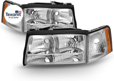 - for 1997-1999 Cadillac Deville Headlights Headlamps Head Lamp W/Corner Lights