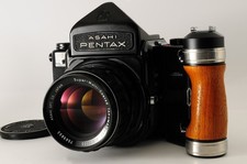 [NEAR MINT w/ Grip] Pentax 6x7 No Mirror Up Camera 105mm F2.4 Lens From JAPAN