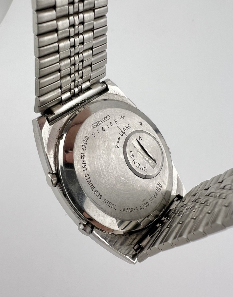 Vintage Seiko World Time Digital Quartz Original Bracelet
