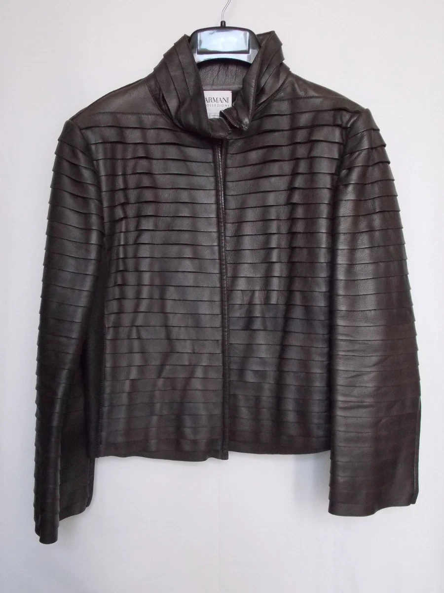 Armani Collezioni Leather Jacket products for sale | eBay