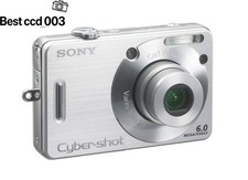 Sony Cyber-shot DSC-W50 Digital Camera Silver W/Charger SD Good Condition Tested
