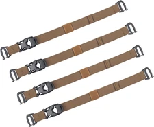 MOLLE Tactical Straps for Tripod, Gear & Backpack | Adjustable Tie down Straps (